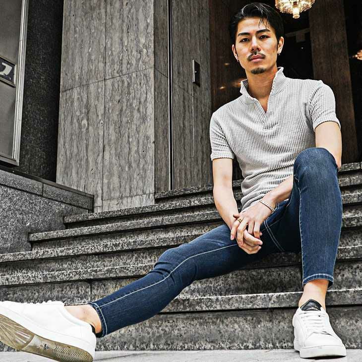 接触冷感ストレッチデニムスキニーアンクルパンツ ボトムス デニム