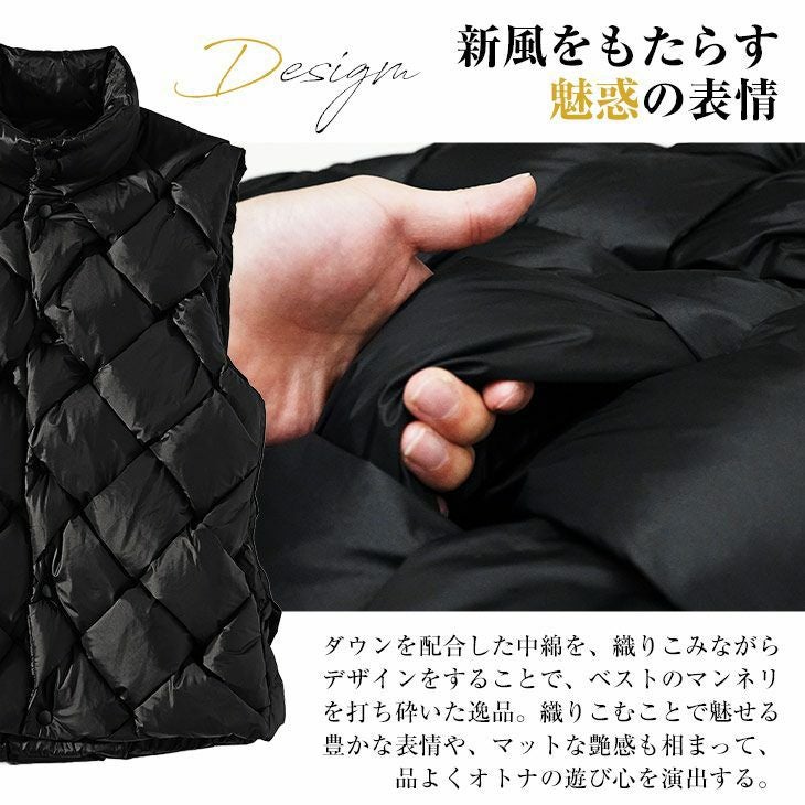 新春SALE コンフィ　ダウンベスト　美品 BACON ベーコン ダウンベスト W ORANGE BACPIGIL563 GDA レディース