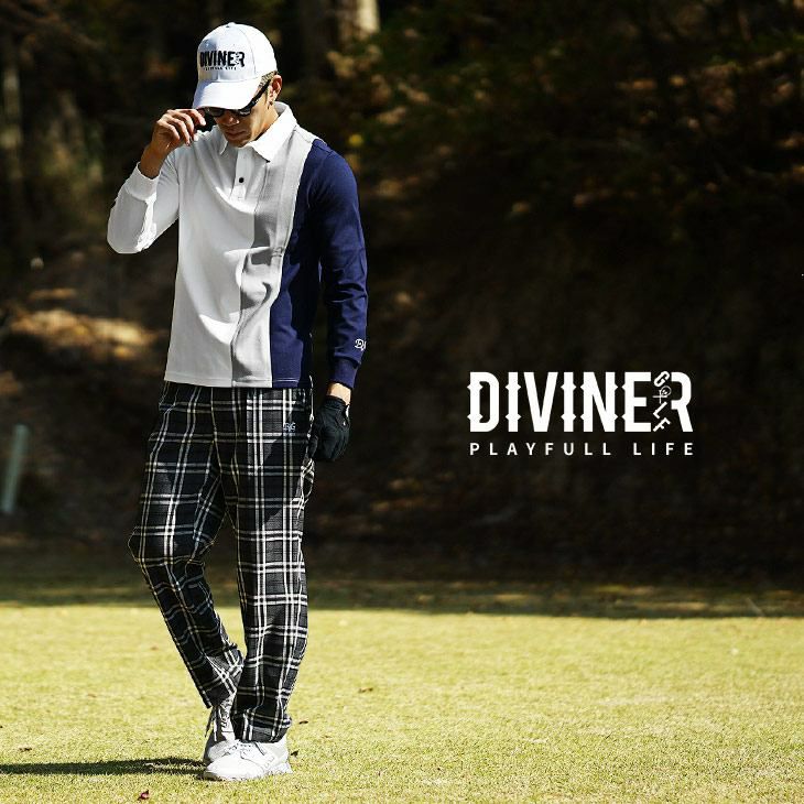 切り替え長袖ポロシャツ DIVINER GOLF ｜【公式】joker（ジョーカー）