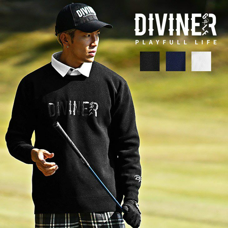 ロゴ刺繍ニット DIVINER GOLF ｜【公式】joker（ジョーカー）