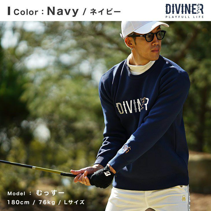ロゴ刺繍ニット DIVINER GOLF ｜【公式】joker（ジョーカー）