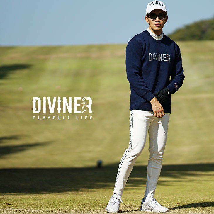 ロゴ刺繍ニット DIVINER GOLF ｜【公式】joker（ジョーカー）