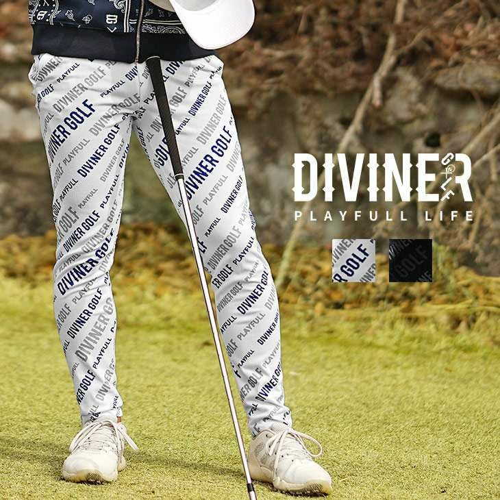 DIVINER GOLF】星柄ストレッチパンツ
