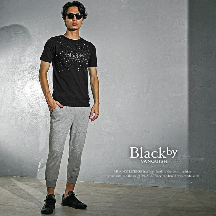 ラインストーンロゴTシャツ Black by VANQUISH ｜【公式】joker