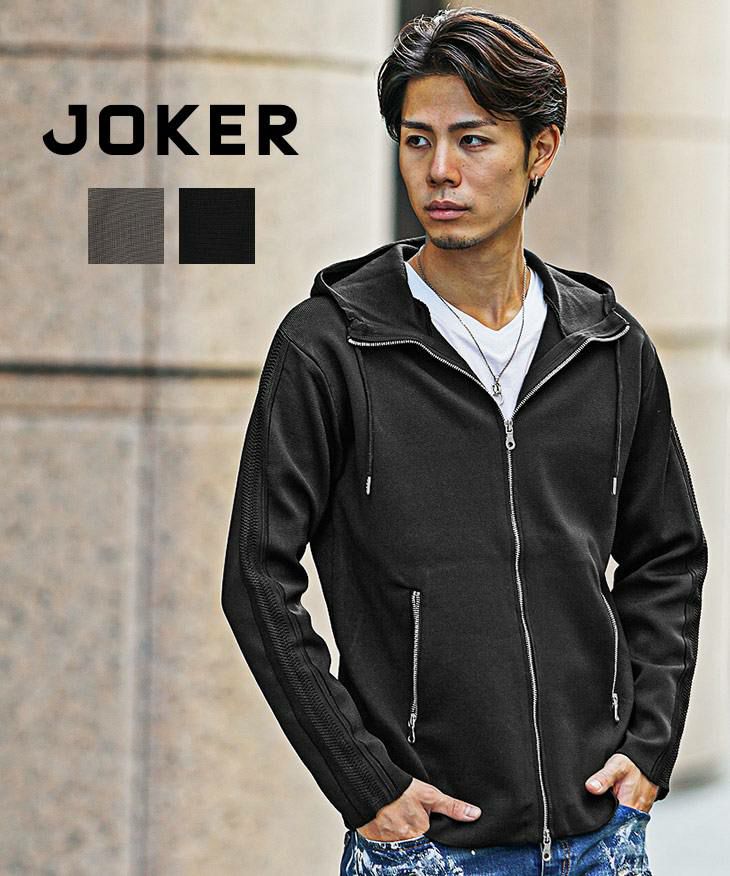 joker brand ネイビー　パーカー　チカーノ Vintage 2000s All over print Joker Brand Print Hoodie Size Large