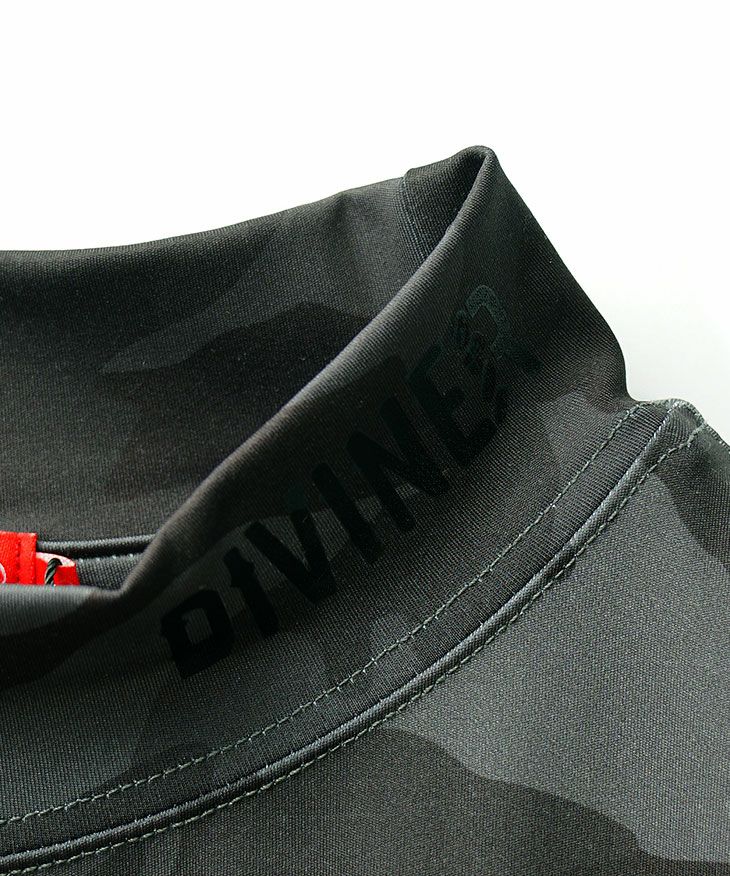 DIVINER GOLF】カモ柄ストレッチモックネックロンT｜【公式】joker