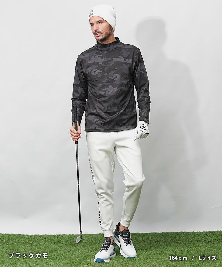 DIVINER GOLF】カモ柄ストレッチモックネックロンT｜【公式】joker