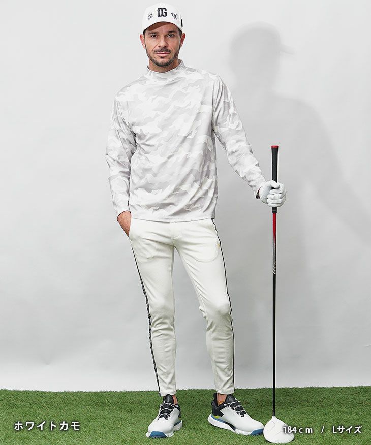 DIVINER GOLF】カモ柄ストレッチモックネックロンT｜【公式】joker