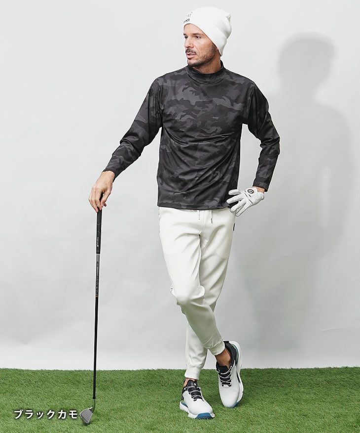 DIVINER GOLF】カモ柄ストレッチモックネックロンT｜【公式】joker