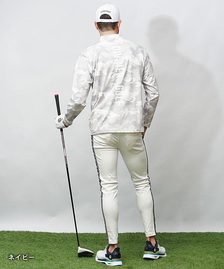 DIVINER GOLF】カモ柄ストレッチモックネックロンT｜【公式】joker