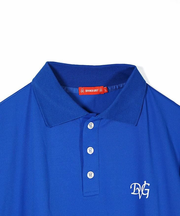 DIVINER GOLF（ディバイナーゴルフ）『裾ループロゴ半袖ポロシャツ