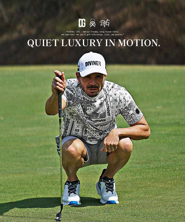 DIVINER GOLF】 ペイズリー柄半袖モックネックTシャツ｜【公式】joker