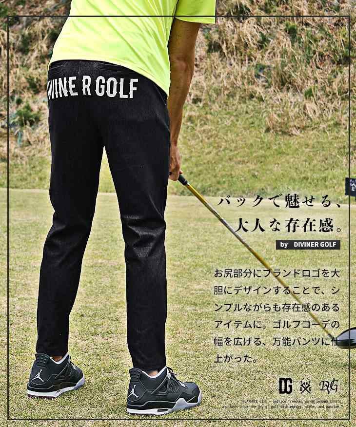 DIVINER GOLF（ディバイナーゴルフ）『カットデニムロゴパンツ