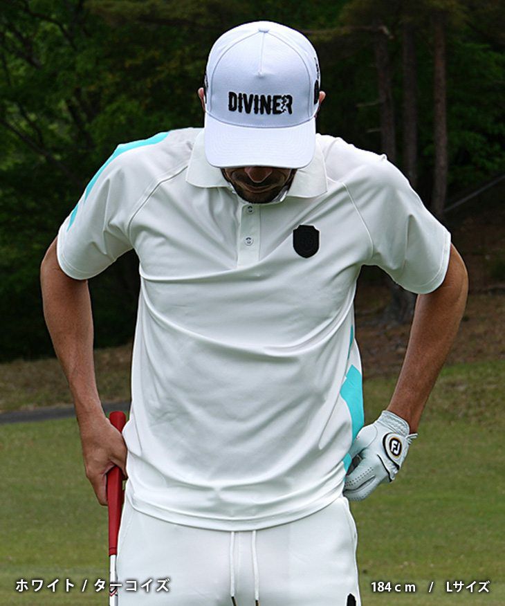 DIVINER GOLF（ディバイナーゴルフ）『ラインデザインポロシャツ