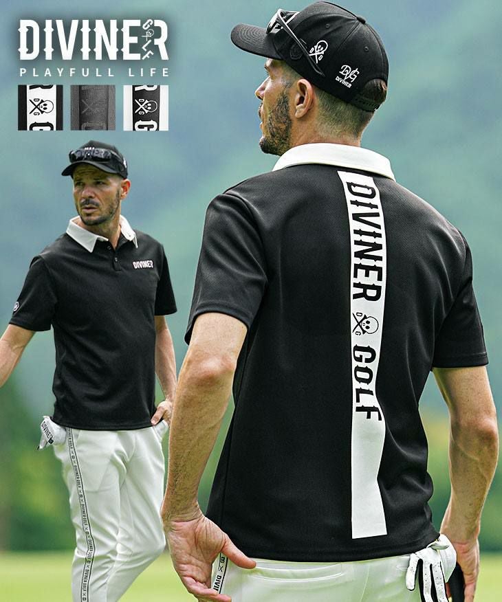 DIVINER GOLF（ディバイナーゴルフ）『メッシュバックラインポロ