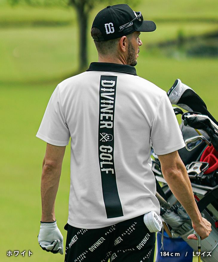 DIVINER GOLF（ディバイナーゴルフ）『メッシュバックラインポロ