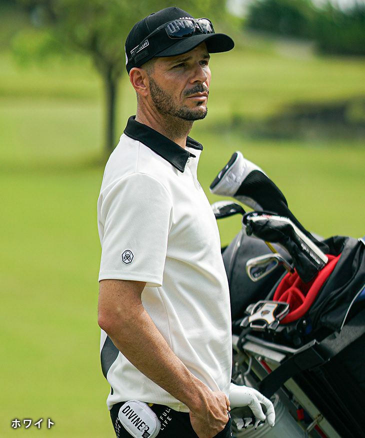 DIVINER GOLF（ディバイナーゴルフ）『メッシュバックラインポロ