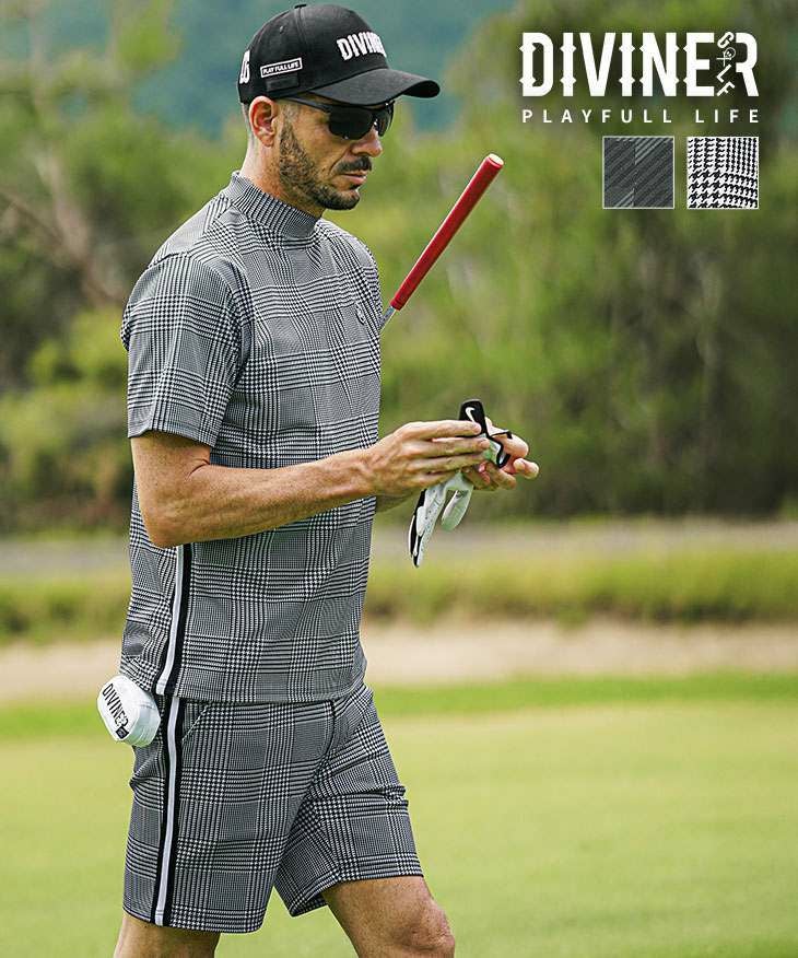 DIVINER GOLF ペイズリー ネイビー ゴルフパンツ ジャージ XL DIVINER GOLF ペイズリー ネイビー ゴルフパンツ ジャージ XL DIVINER