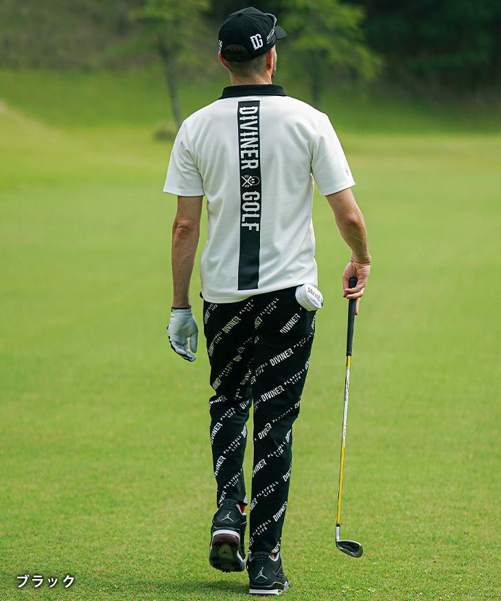 DIVINER GOLF（ディバイナーゴルフ）『ロゴ総柄ストレッチパンツ