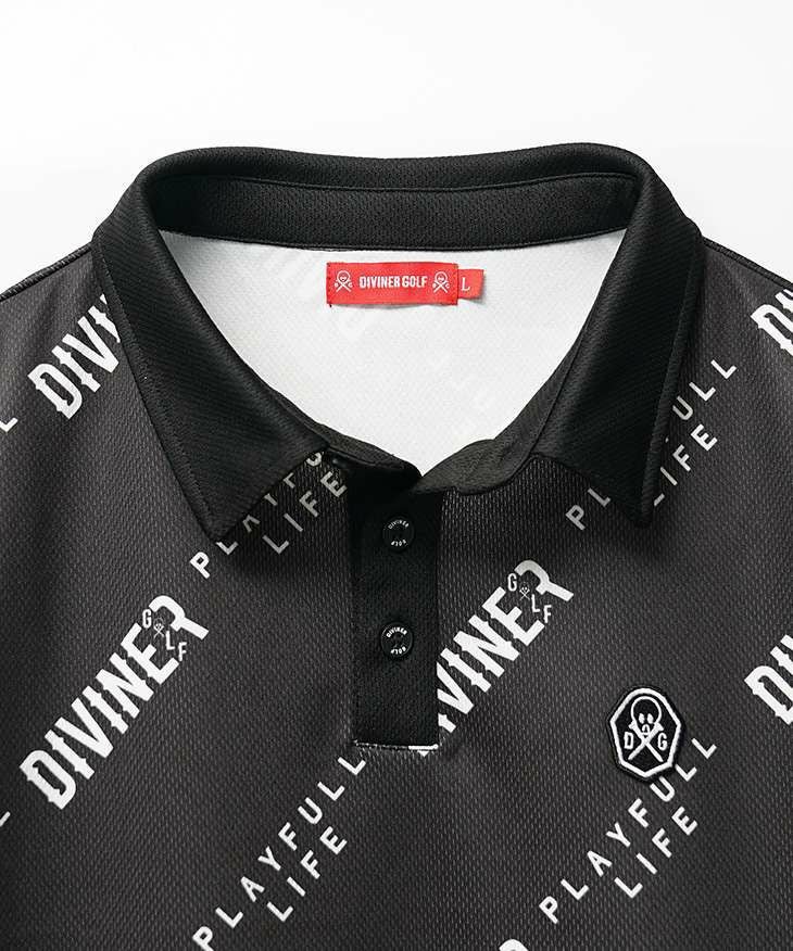 PGG★セットアップ ★サイズ4 DIVINER GOLF（ディバイナーゴルフ）『総柄ロゴセットアップ』｜【公式