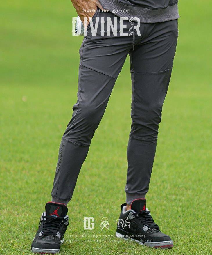 DIVINER GOLF（ディバイナーゴルフ）『シャカ素材ジョガーパンツ
