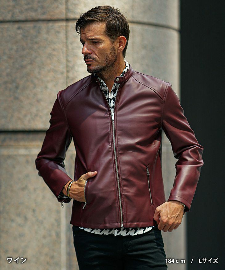 1229-053 紳士服　革ジャケット レザージャケット(M ブラック): ウェア・グッズ｜HondaGO BIKE GEAR