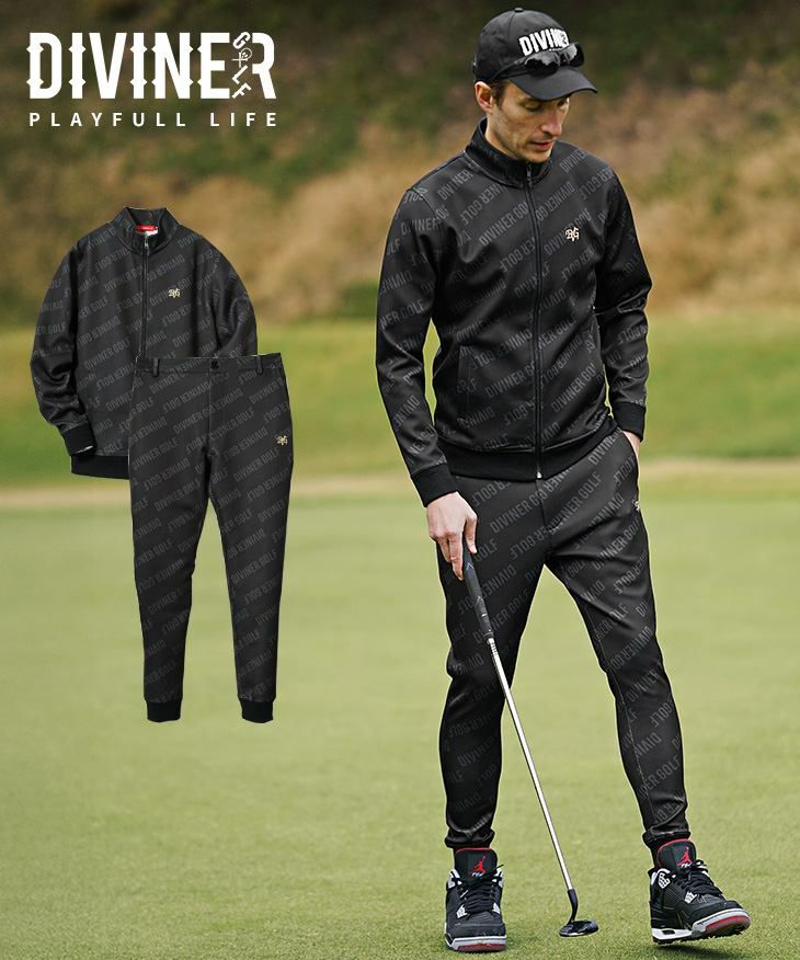 DIVINER GOLF（ディバイナーゴルフ）『ポンチ総柄セットアップ