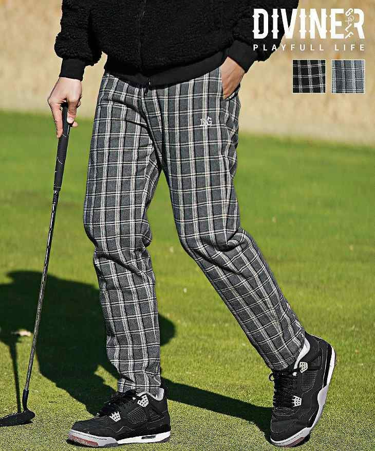 DIVINER GOLF（ディバイナーゴルフ）『チェック柄ロングパンツ