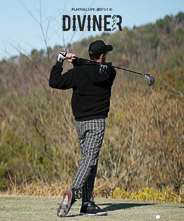 DIVINER GOLF（ディバイナーゴルフ）『チェック柄ロングパンツ