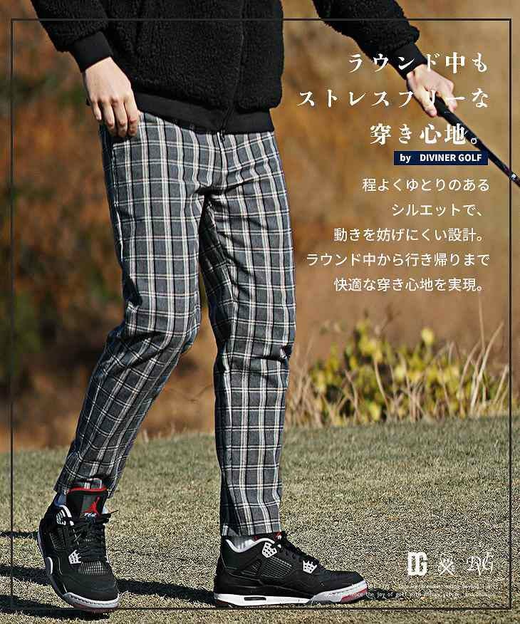 DIVINER GOLF(ディバイナーゴルフ)『チェック柄ロングパンツ DIVINER GOLF(ディバイナーゴルフ)『チェック柄ロングパンツ