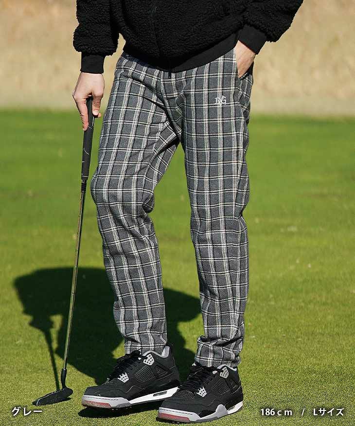 DIVINER GOLF（ディバイナーゴルフ）『チェック柄ロングパンツ