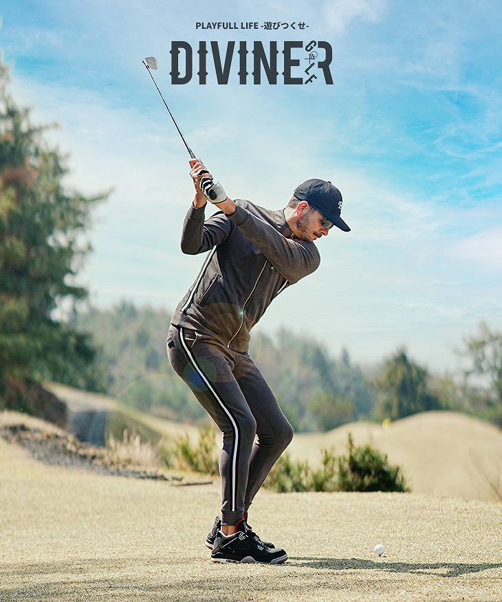 DIVINER GOLF】 フェイクスウェードジャケットセットアップ｜【公式
