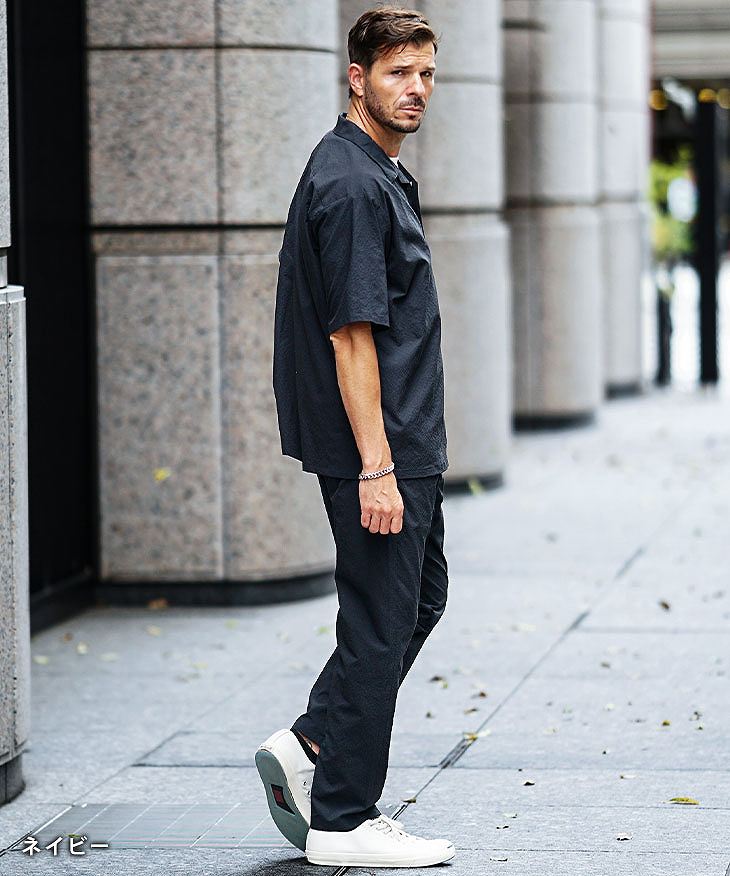 ドライサッカーオープンカラーシャツセットアップ公式】joker